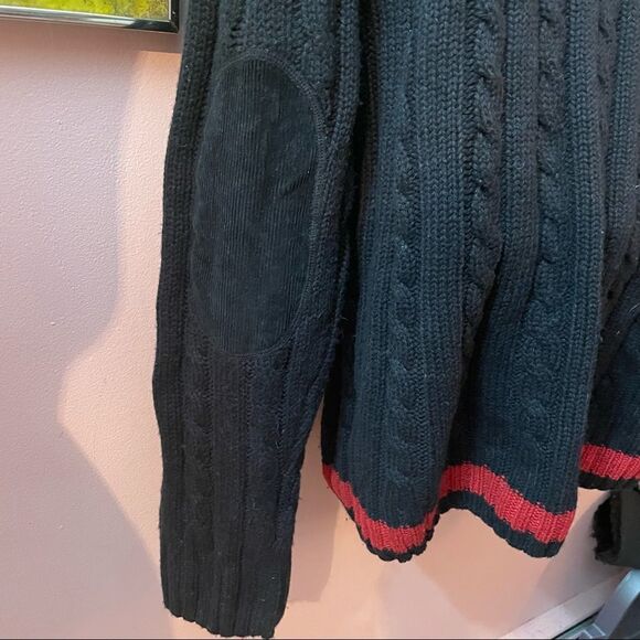 Vintage Never Sleep by Rogues Gallery  Dark Academia Varsity Sweater Mini Dress - Picture 15 of 16